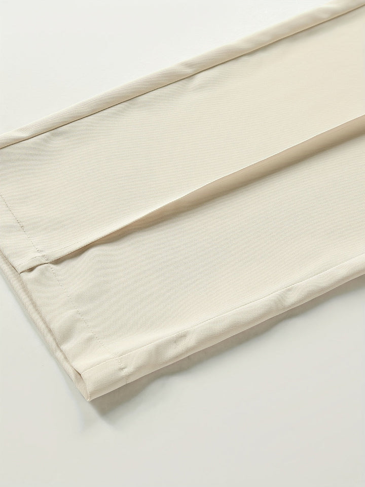 Men's Wide Trousers | Casual Loose Fit | Pleated & Stylish | Perfect for Work & Office