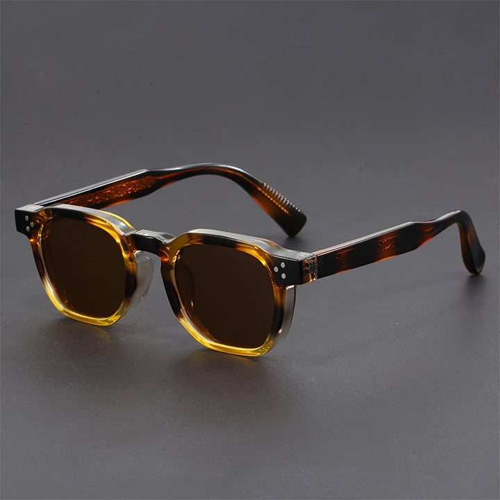 Men's Sunglasses | Polygonal | Full Frame | Retro Boho Style