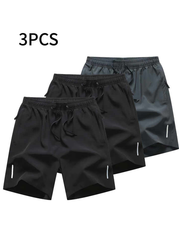 Men's Sports Shorts | Quick-Drying & Breathable | Drawstring & Zipper Pockets | Summer & Outdoor