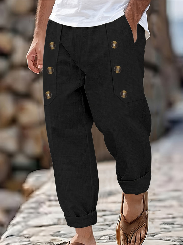 Men's Harem Pants | Lightweight & Breathable | Beach Style | Loose Fit