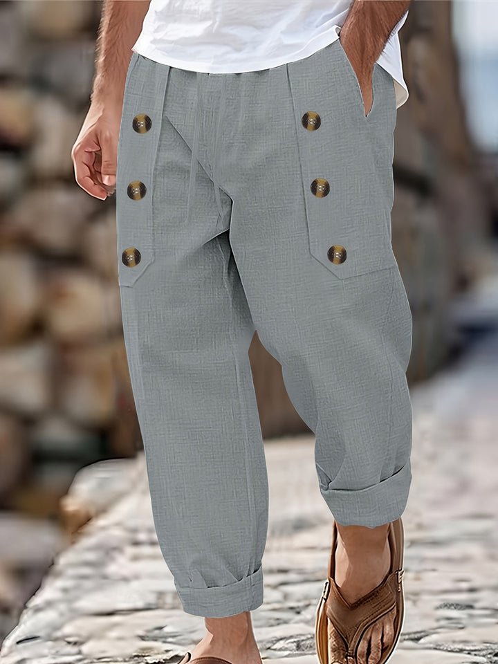 Men's Harem Pants | Lightweight & Breathable | Beach Style | Loose Fit