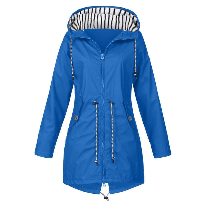 Outdoor Jacket | Wind & Waterproof | Adjustable Hood & Pockets | Solid Colour Windbreaker