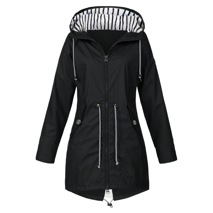 Outdoor Jacket | Wind & Waterproof | Adjustable Hood & Pockets | Solid Colour Windbreaker