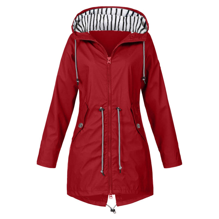 Outdoor Jacket | Wind & Waterproof | Adjustable Hood & Pockets | Solid Colour Windbreaker