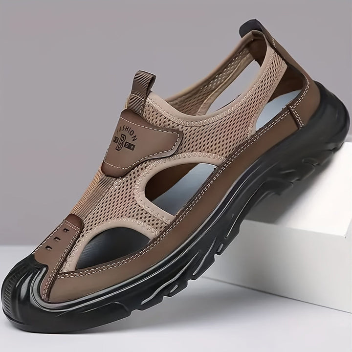 Men's Sports Sandals | Breathable & Lightweight | Non-slip & Durable | Solid Color