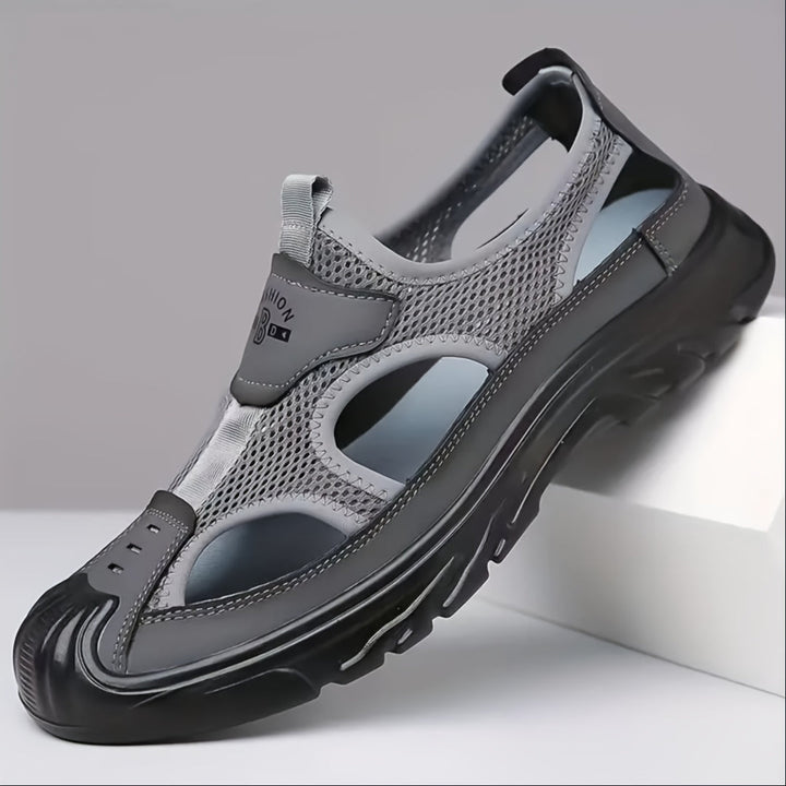 Men's Sports Sandals | Breathable & Lightweight | Non-slip & Durable | Solid Color