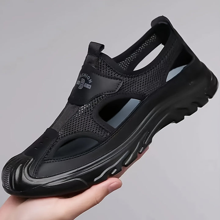Men's Sports Sandals | Breathable & Lightweight | Non-slip & Durable | Solid Color
