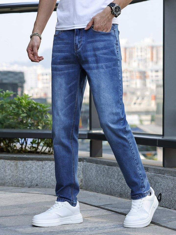 Men's Casual Jeans | Medium Stretch & Classic Design | Denim