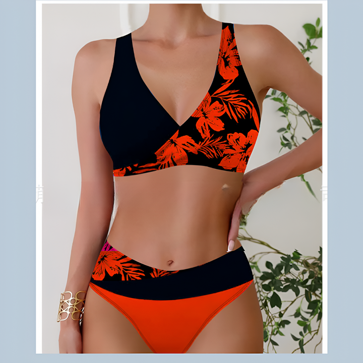 Women’s Bikini Set | High Waist | Floral Print | Two-Piece Swimsuit