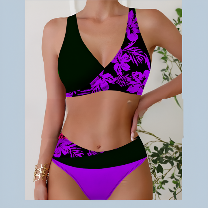 Women’s Bikini Set | High Waist | Floral Print | Two-Piece Swimsuit