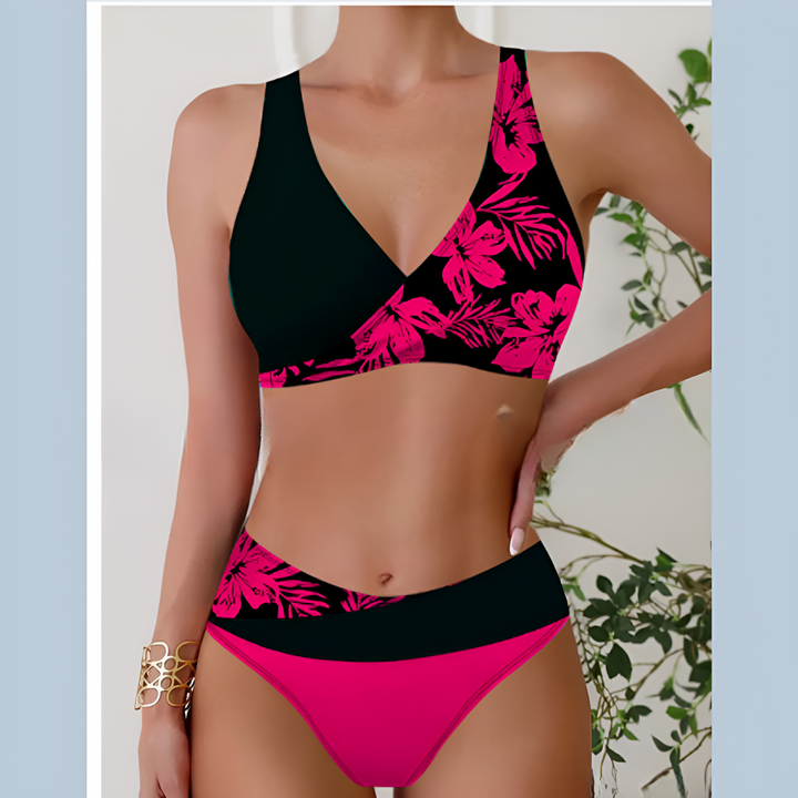 Women’s Bikini Set | High Waist | Floral Print | Two-Piece Swimsuit