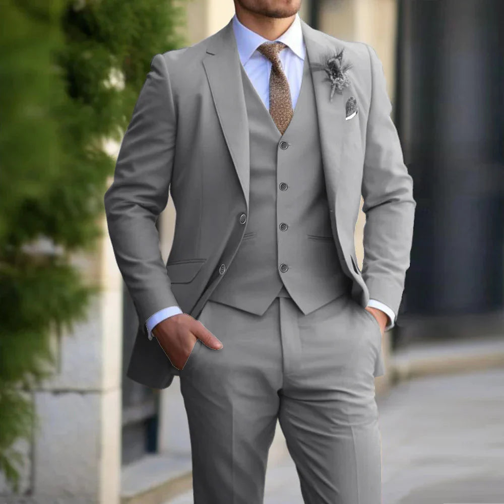 Men’s 3-Piece Suit | Impeccable Fit | Timeless Design | Elegant Formalwear