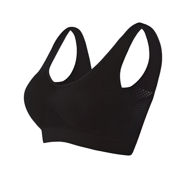 Sports Bra for Women | Wireless | Push-Up Effect | Seamless | Breathable | Plus Size