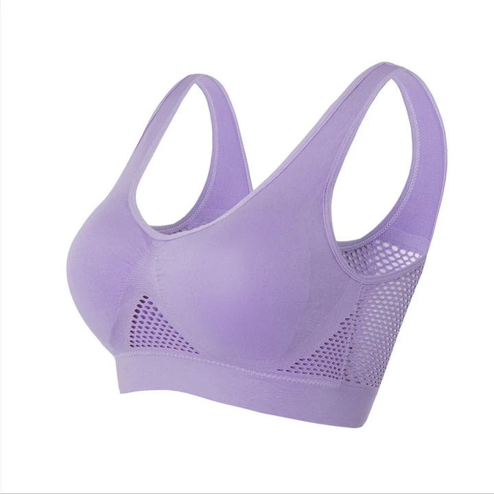 Sports Bra for Women | Wireless | Push-Up Effect | Seamless | Breathable | Plus Size