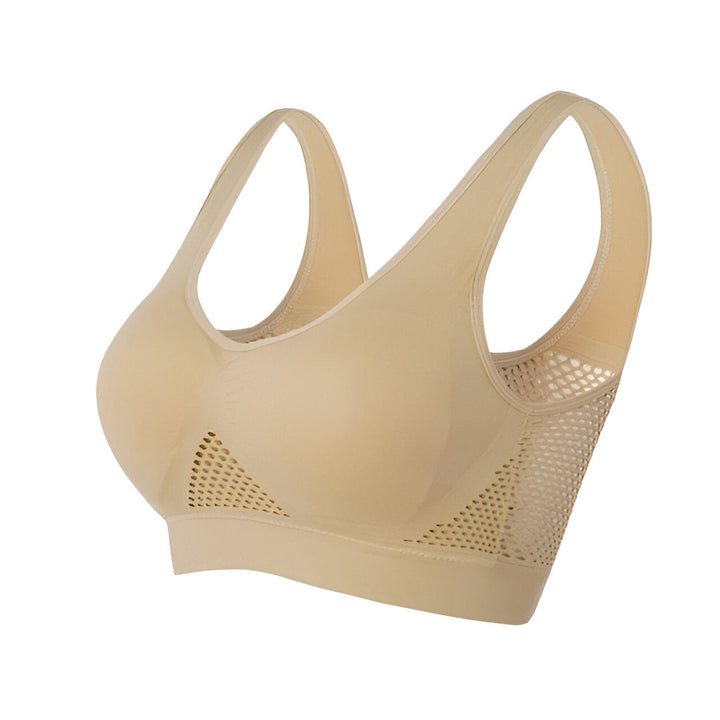 Sports Bra for Women | Wireless | Push-Up Effect | Seamless | Breathable | Plus Size