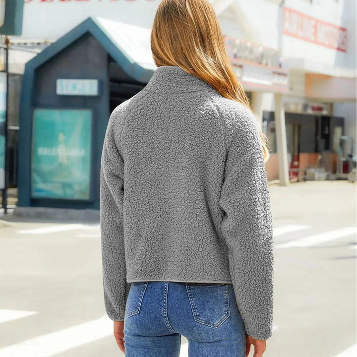 Women's Jacket | Quilted with Zip | Padded & Long Sleeve Design | Elegant Winter Style