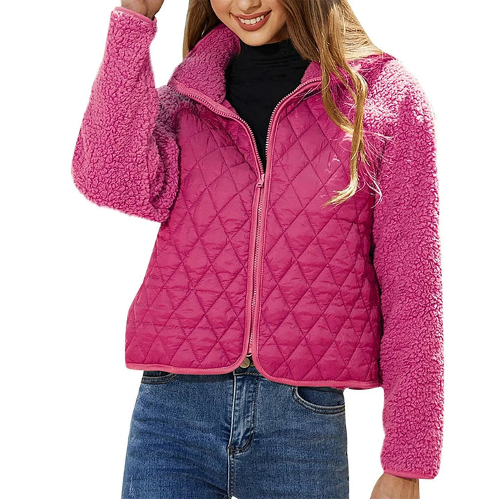 Women's Jacket | Quilted with Zip | Padded & Long Sleeve Design | Elegant Winter Style