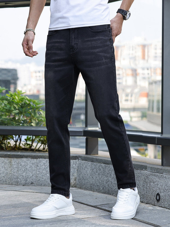 Men's Casual Jeans | Medium Stretch & Classic Design | Denim Pants