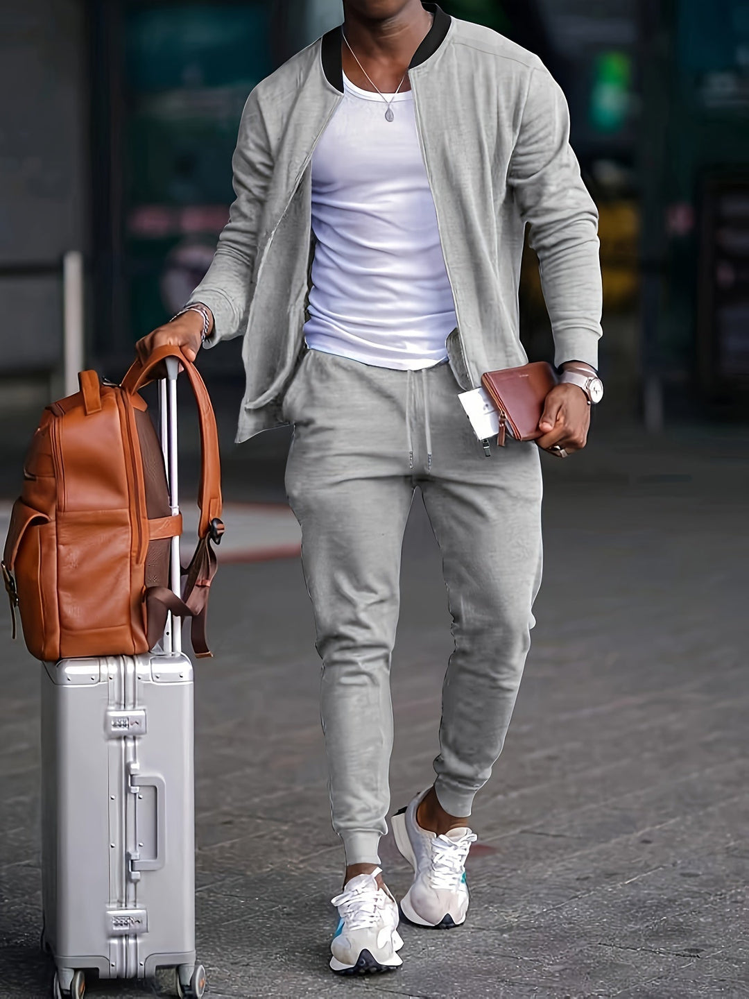Men’s Travel Set | 2-Piece Casual Outfit | Versatile & Stylish | Effortless Comfort