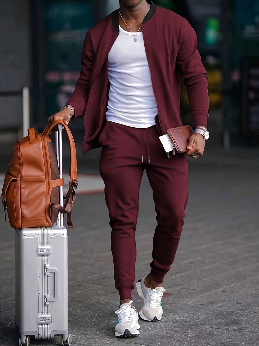Men’s Travel Set | 2-Piece Casual Outfit | Versatile & Stylish | Effortless Comfort
