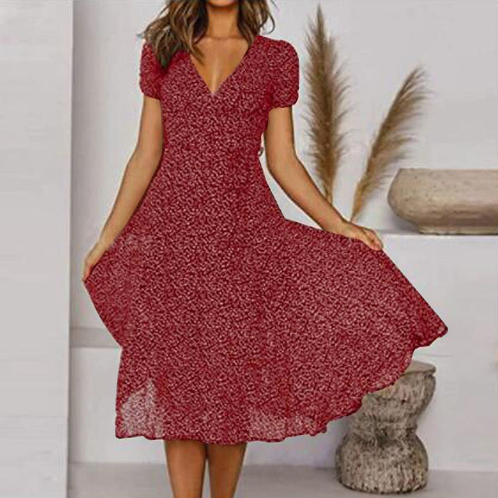 Women's Summer Dress | Floral Print | A-Line Fit | Lightweight & Breathable
