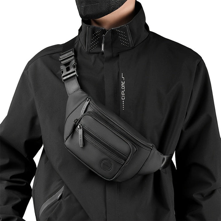 Men's Waist Bag | Multifunctional & Water-Repellent | Outdoor & Sports | Nylon | Multiple Pockets