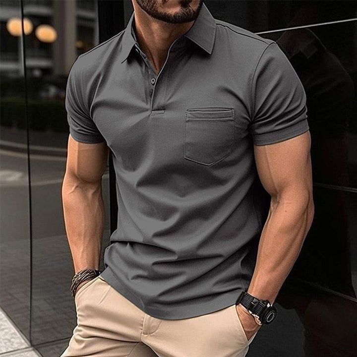Men’s Polo T-Shirt | Slim Fit Athletic Style | Silky Soft & Breathable | Cotton & Polyester