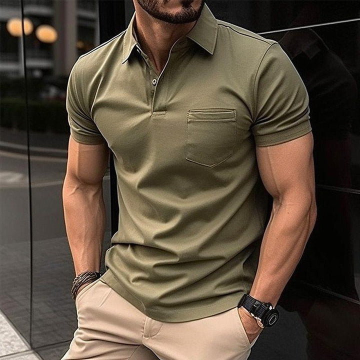 Men’s Polo T-Shirt | Slim Fit Athletic Style | Silky Soft & Breathable | Cotton & Polyester