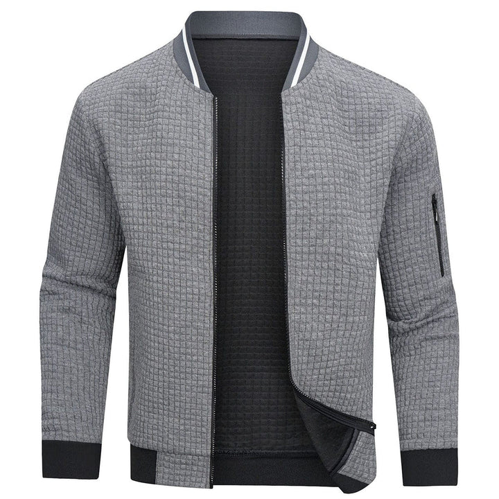 Men’s Zipper Jacket | Warm Outdoor Sweatwear | Sporty & Comfortable | Baseball Collar