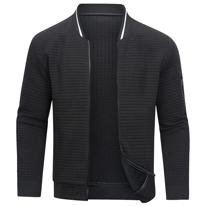 Men’s Zipper Jacket | Warm Outdoor Sweatwear | Sporty & Comfortable | Baseball Collar