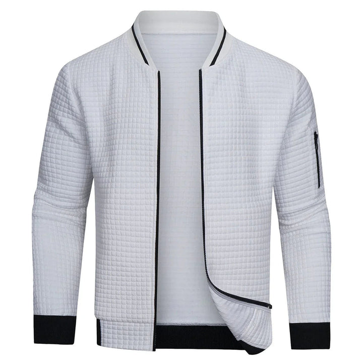 Men’s Zipper Jacket | Warm Outdoor Sweatwear | Sporty & Comfortable | Baseball Collar