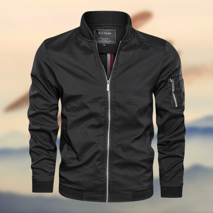 Men’s Bomber Jacket | Basic Style | Comfortable & Stylish | Polyester