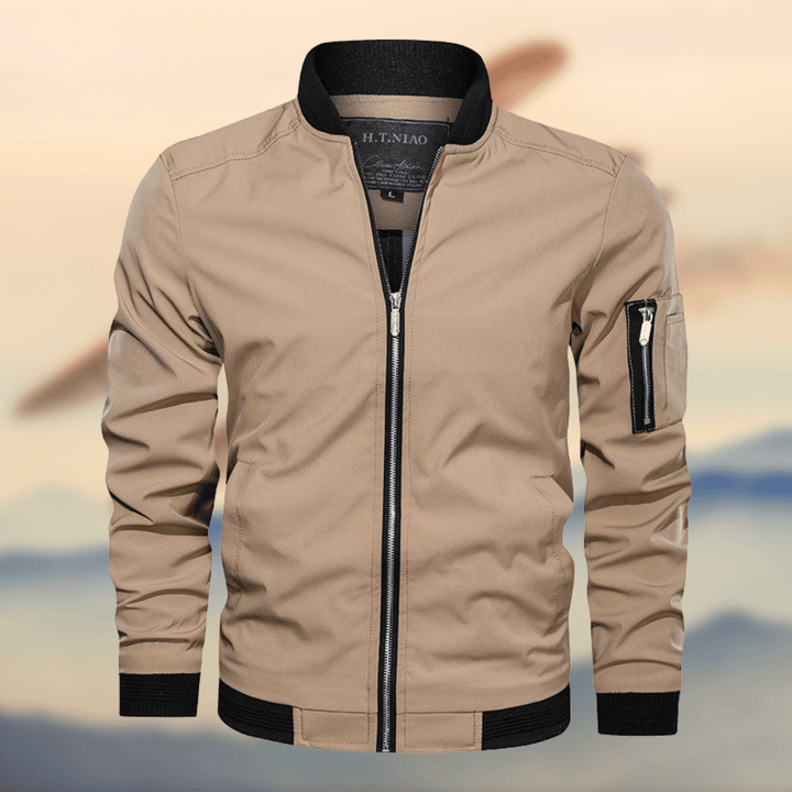 Men’s Bomber Jacket | Basic Style | Comfortable & Stylish | Polyester