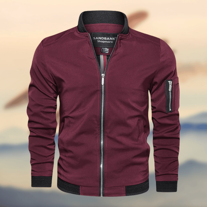 Men’s Bomber Jacket | Basic Style | Comfortable & Stylish | Polyester