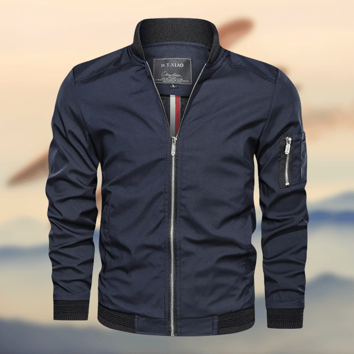 Men’s Bomber Jacket | Basic Style | Comfortable & Stylish | Polyester