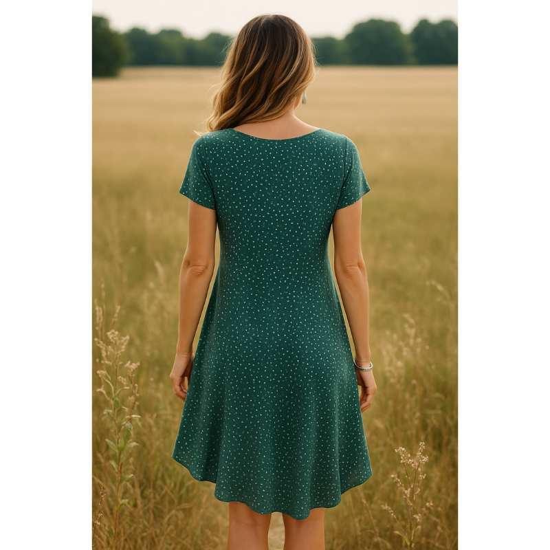 Women’s Stylish Summer Dress | Floral Print & Lightweight Fabric | Polyester