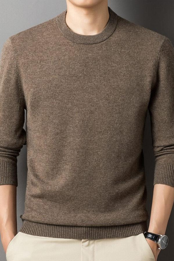 Men's Sweater | Premium Cashmere Feel | Timeless Elegance & Soft Comfort | Poly Cotton