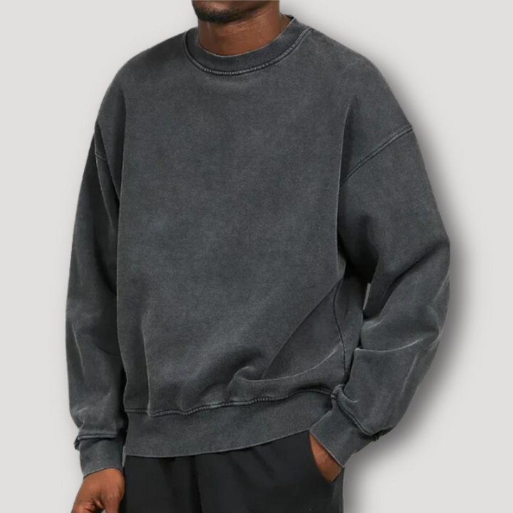 Men's Sweater | Round Neck & Long Sleeves | Poly-Cotton Blend