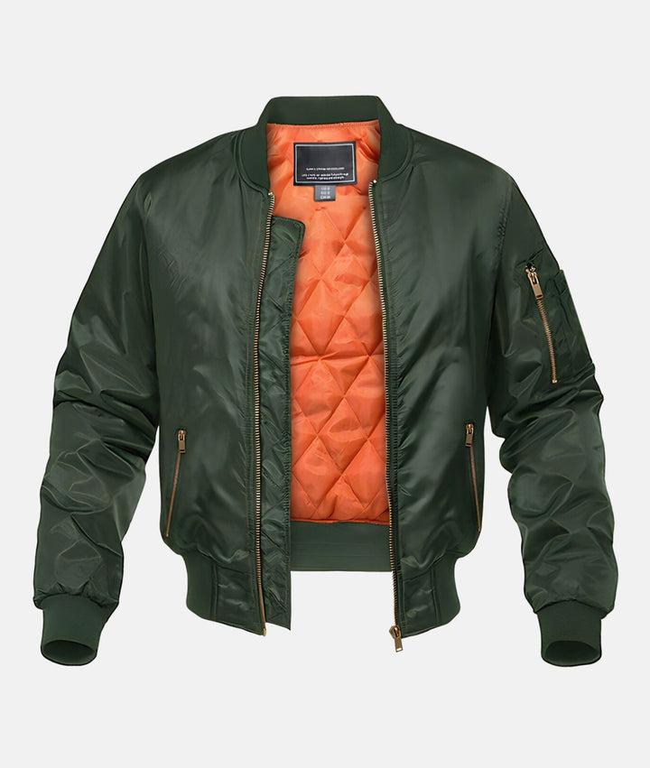 Men’s Jacket | Timeless Pilot Bomber Style | Comfortable Fit & Casual Look | Polyester