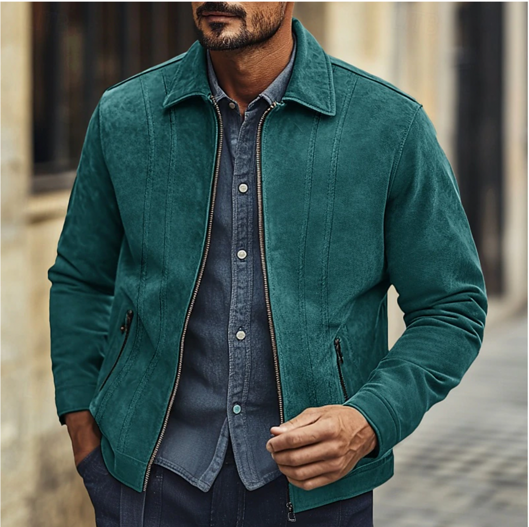 Men’s Suede Jacket | Chic & Comfortable | Unique Design | Premium Suede