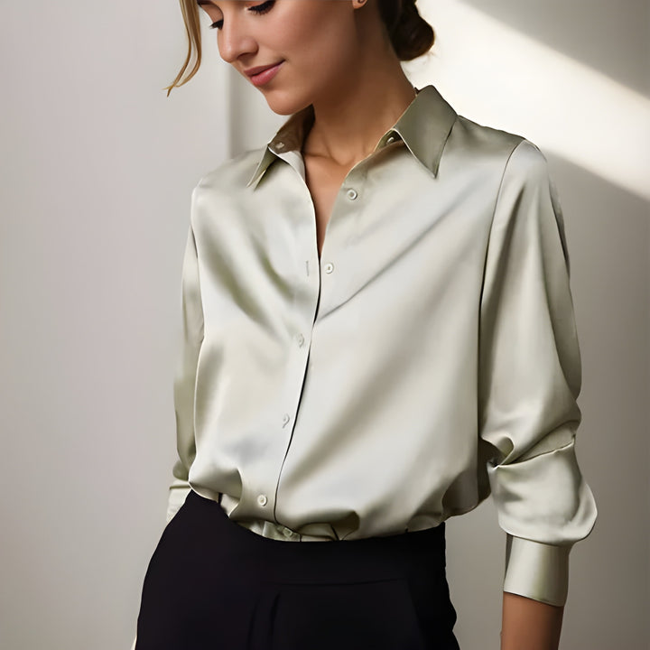 Women’s Loose Blouse | Casual & Elegant | All-Day Comfort | Spandex / Polyester