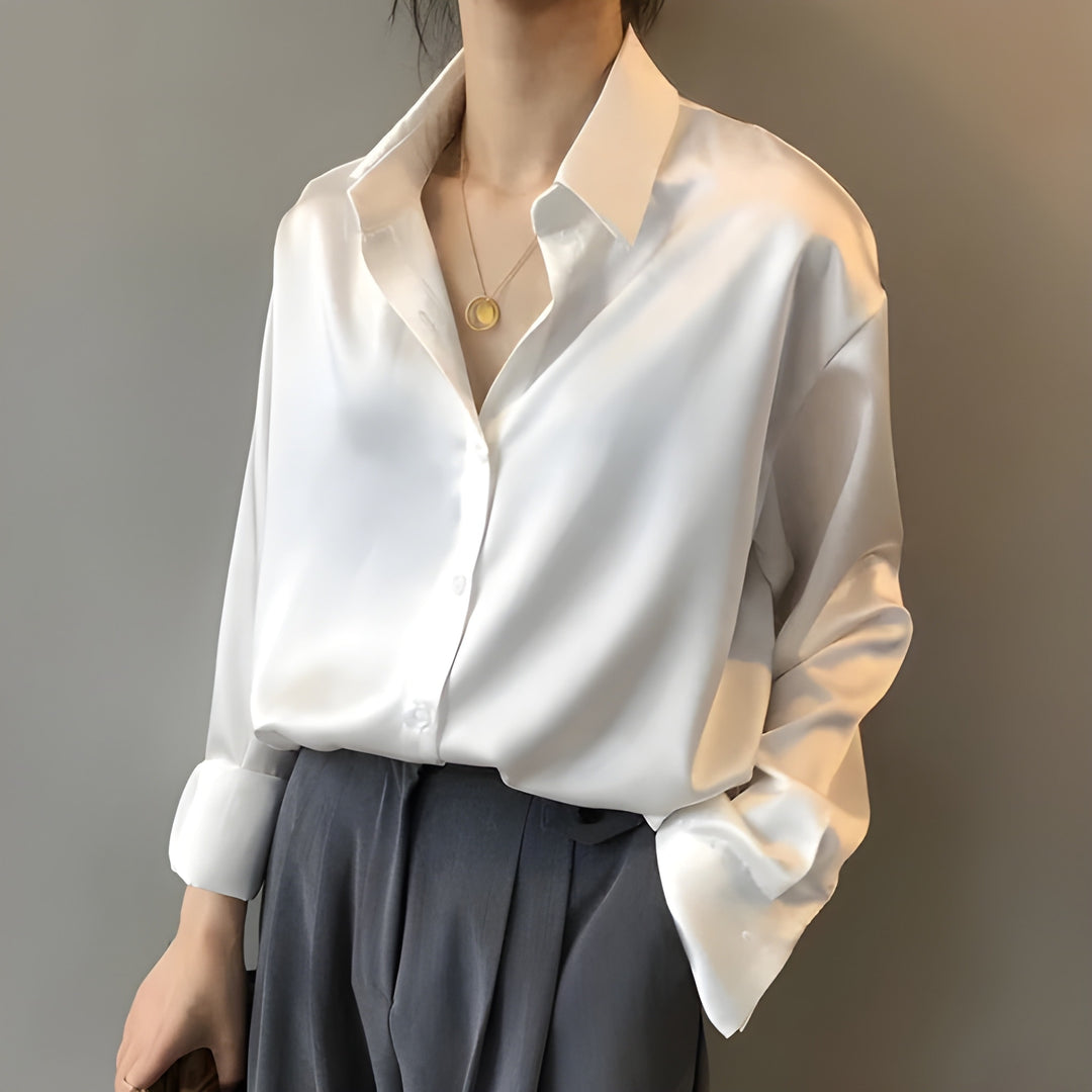Women’s Loose Blouse | Casual & Elegant | All-Day Comfort | Spandex / Polyester