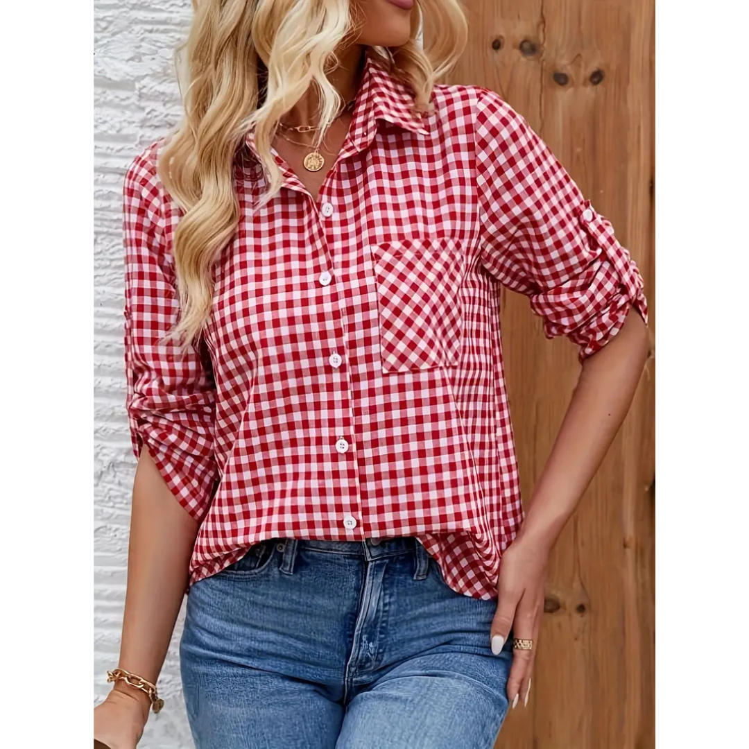 Women’s Casual Shirt | Relaxed Fit & Stylish | All-Day Comfort | Polyester