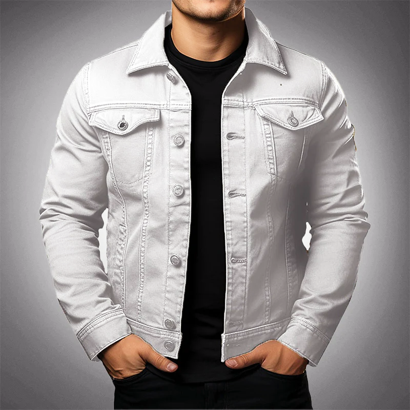 Men's Classic Denim Jacket | Sustainable & Stylish | Versatile Cotton