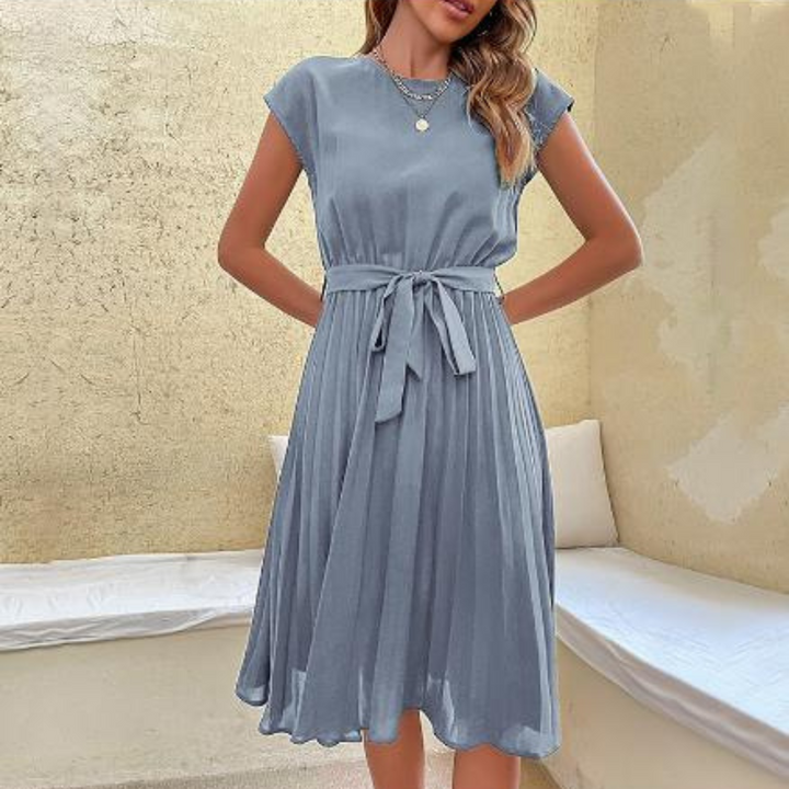 Women’s Dress | Pleated Midi Dress  | Elegant Womens Clothing