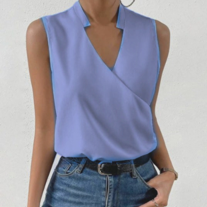 Women's Summer Blouse | Lightweight & Flattering Fit | Versatile & Chic | Polyester