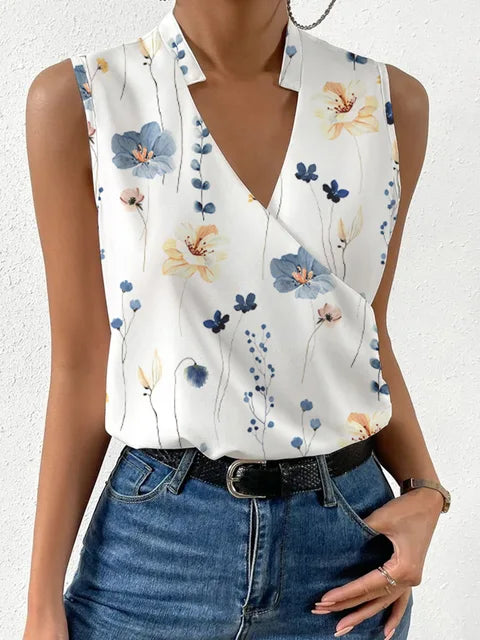 Women's Summer Blouse | Lightweight & Flattering Fit | Versatile & Chic | Polyester