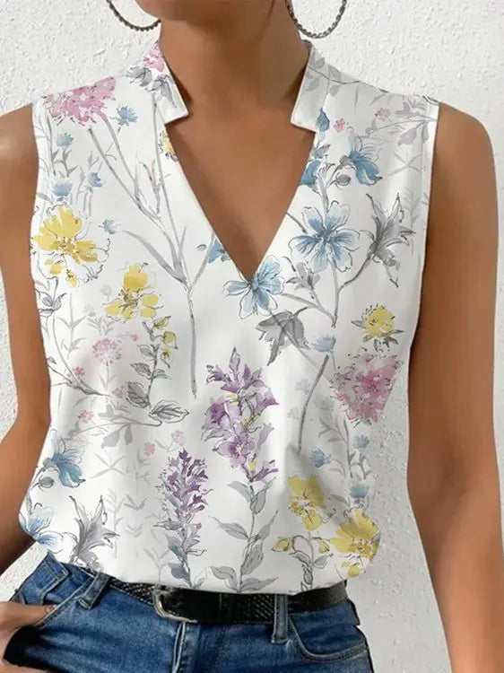 Women's Summer Blouse | Lightweight & Flattering Fit | Versatile & Chic | Polyester