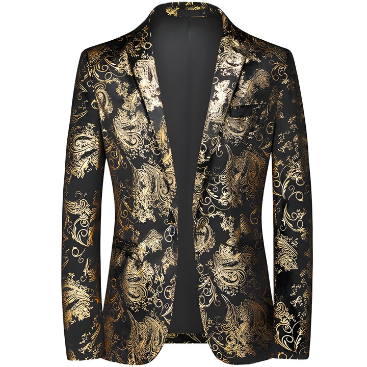 Men’s Blazer | Waterproof & Refined | Unique Silver Accents | Poly Cotton