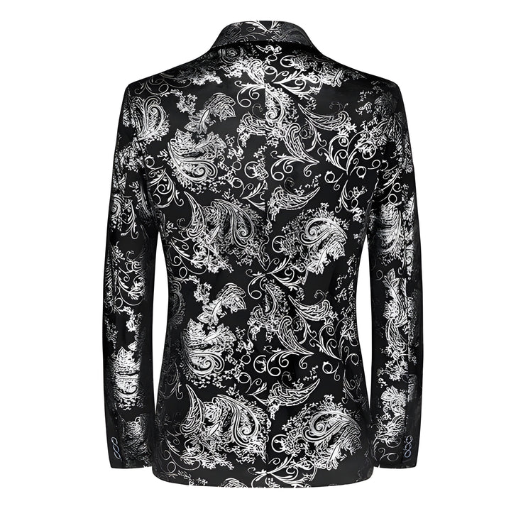 Men’s Blazer | Waterproof & Refined | Unique Silver Accents | Poly Cotton